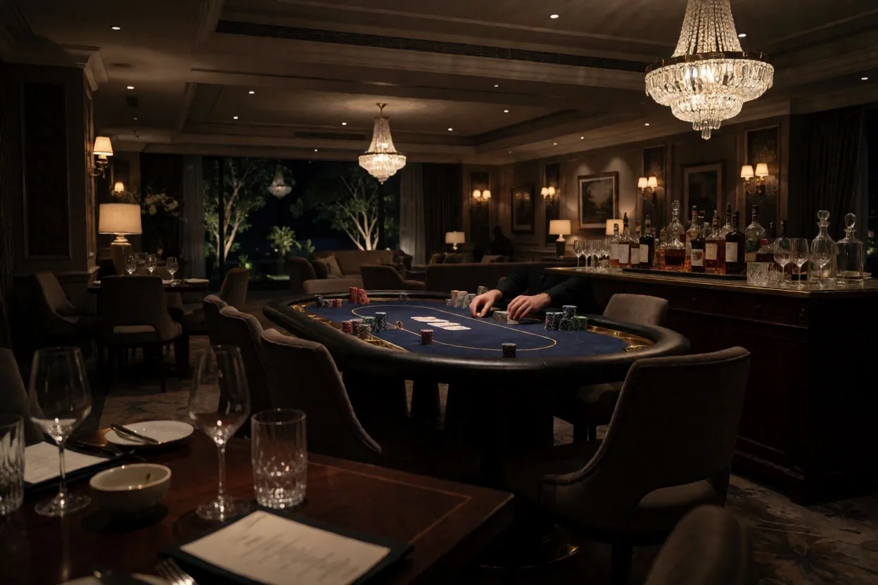 Ambiance nocturne au Playercompa