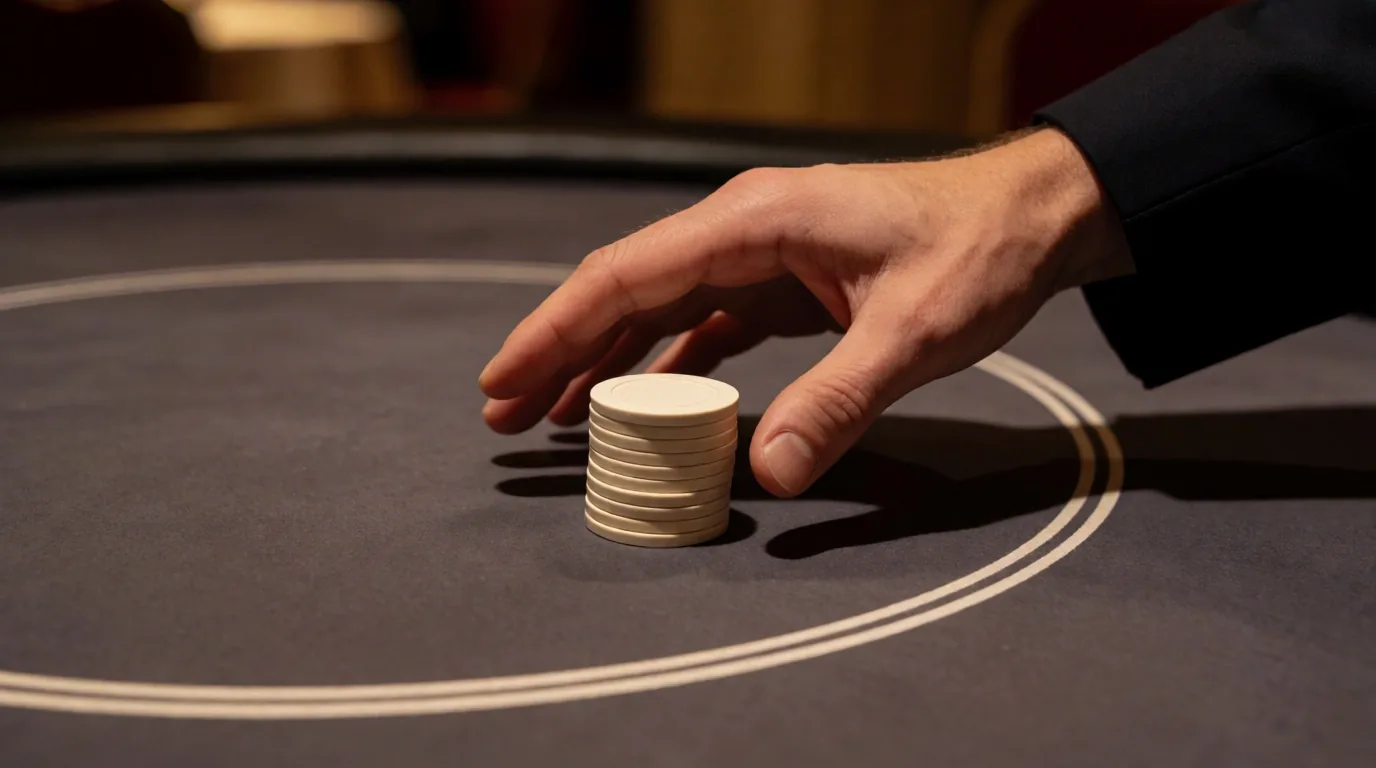 Action à la table de poker