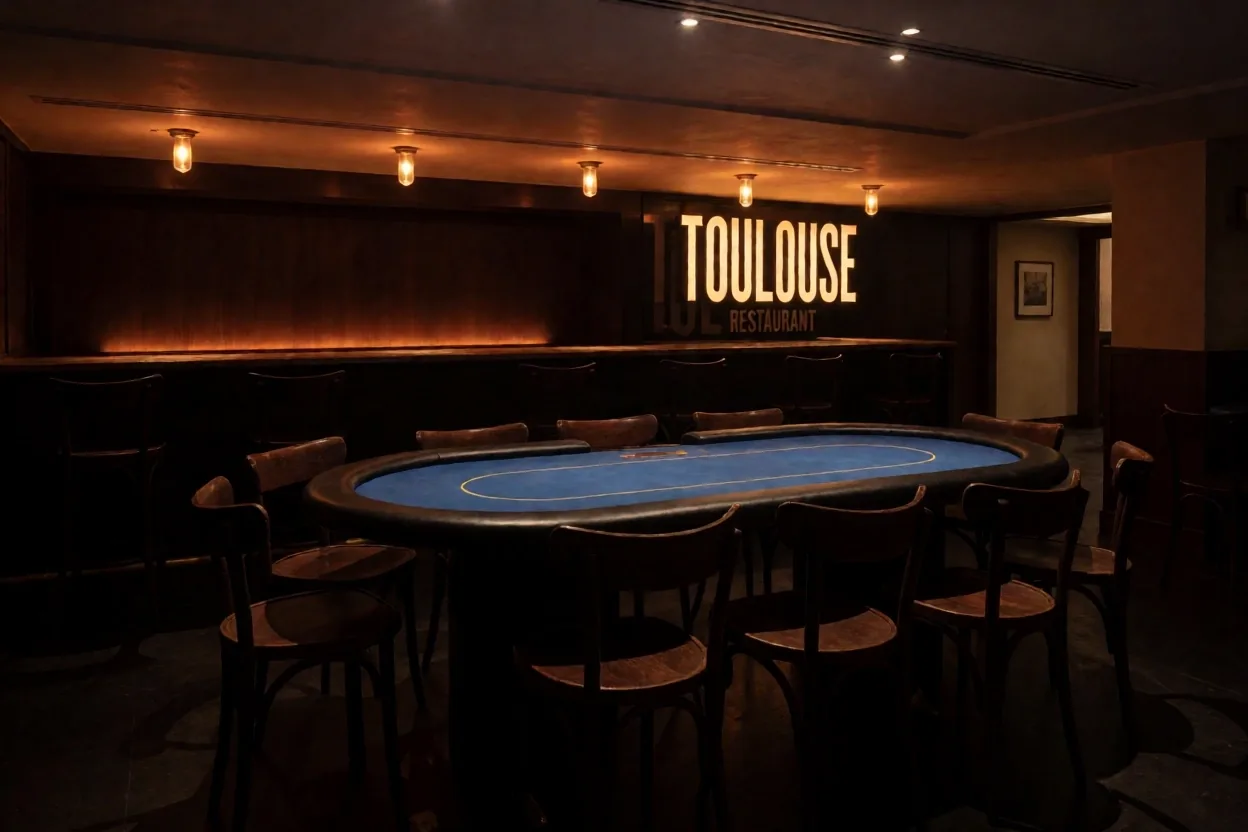 Atmosphère du salon de poker Playercompa